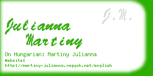 julianna martiny business card